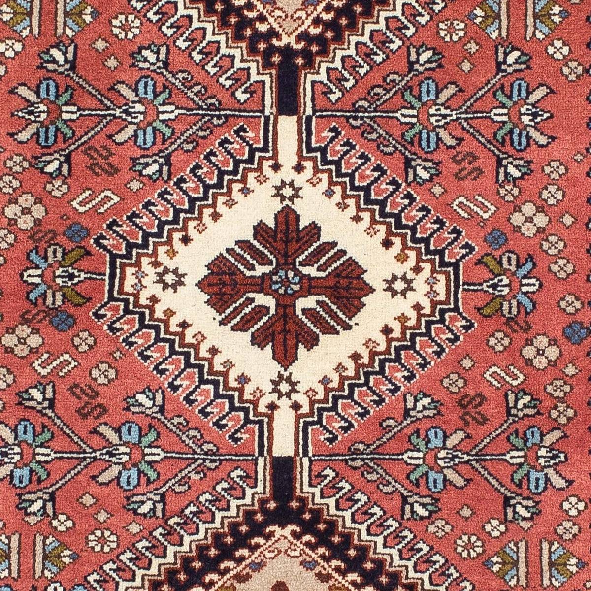 Tapis persan - Nomadic - 150 x 100 cm - rouge clair