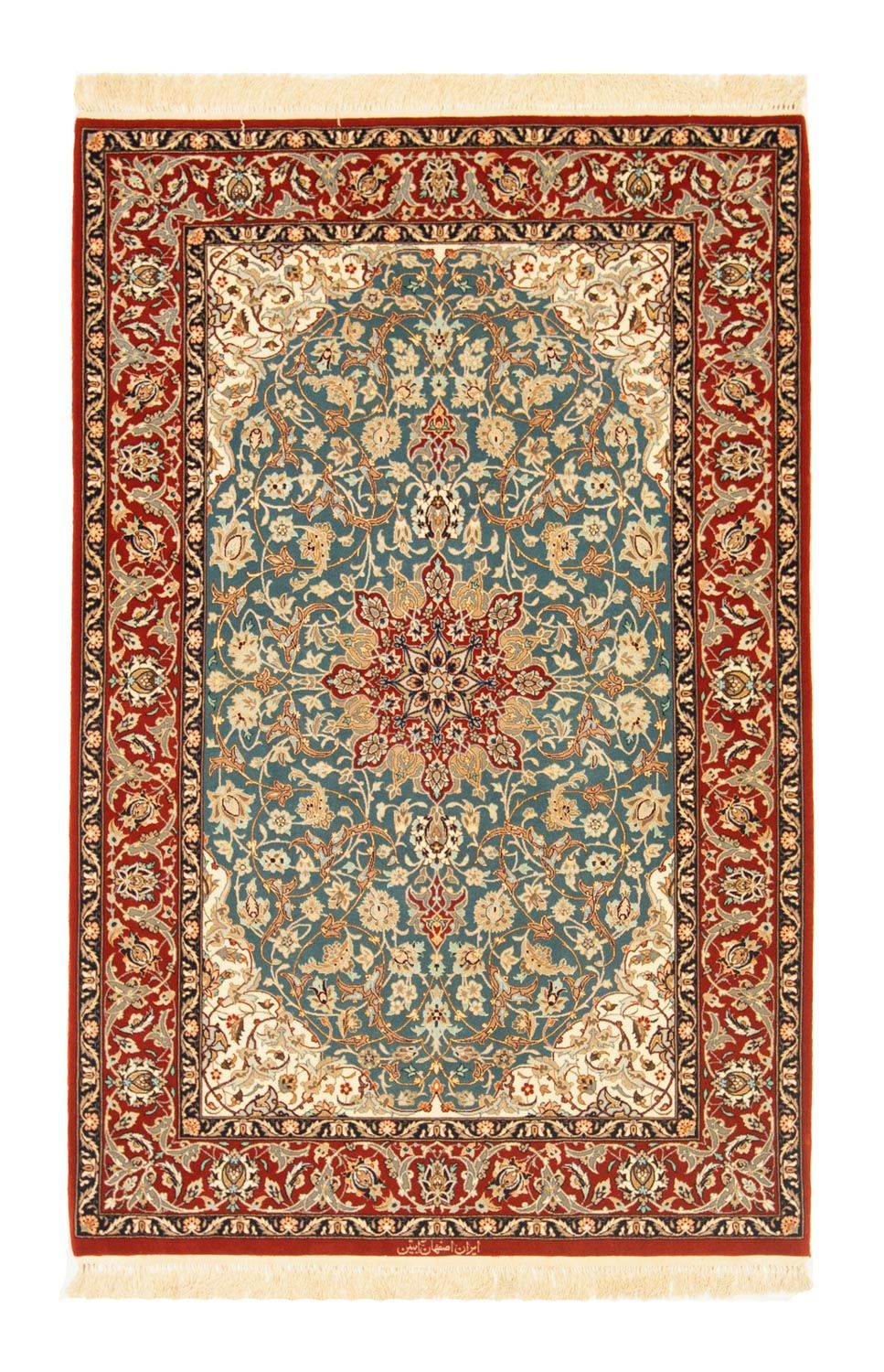 Tapis persan - Isfahan - Premium - 162 x 106 cm - rouge