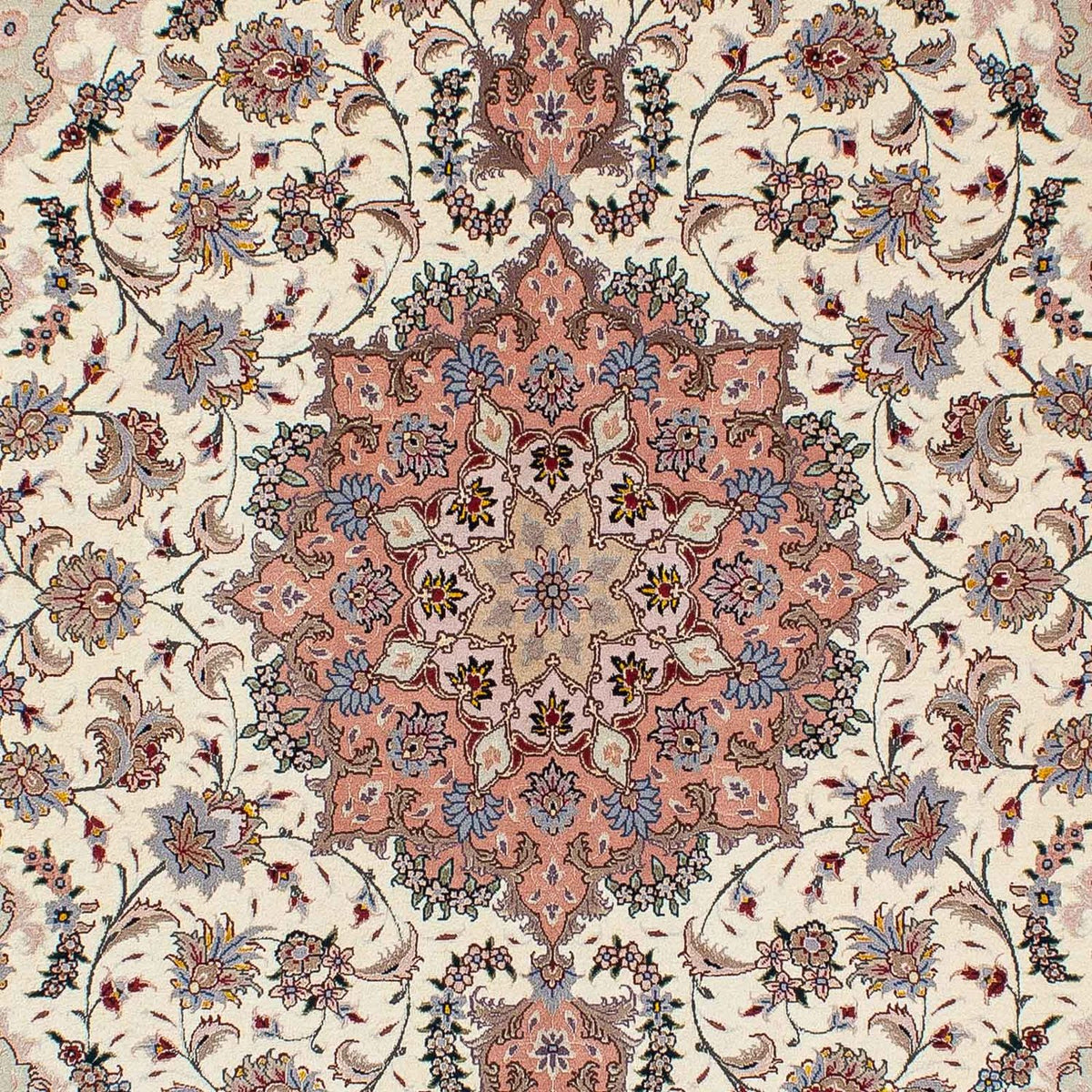 Tapis persan - Tabriz - Royal - 205 x 154 cm - beige