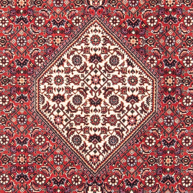 Tapis persan - Bidjar carré  - 115 x 101 cm - rouge