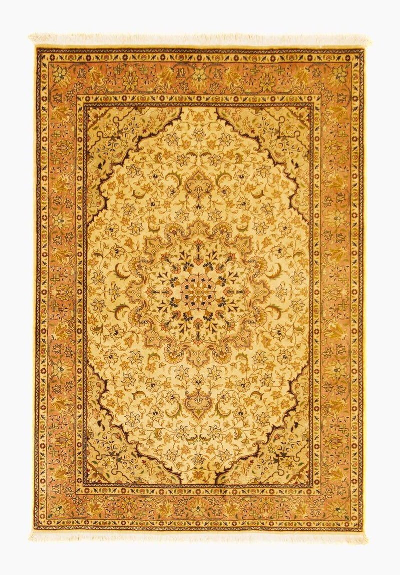 Tapis persan - Tabriz - Royal - 150 x 105 cm - beige