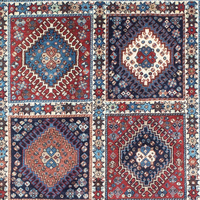 Tapis persan - Nomadic - 146 x 102 cm - rouge clair