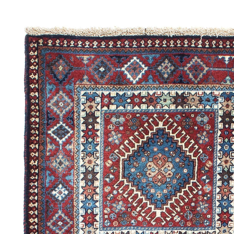 Tapis persan - Nomadic - 146 x 102 cm - rouge clair