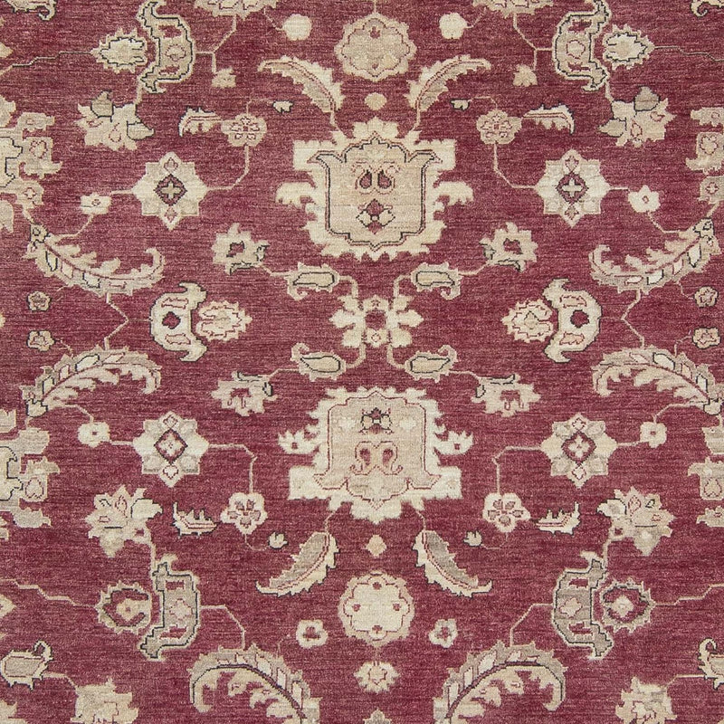 Tapis Ziegler - 345 x 262 cm - rouge vin