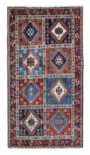 Tapis de couloir Tapis persan - Nomadic - 189 x 99 cm - bleu