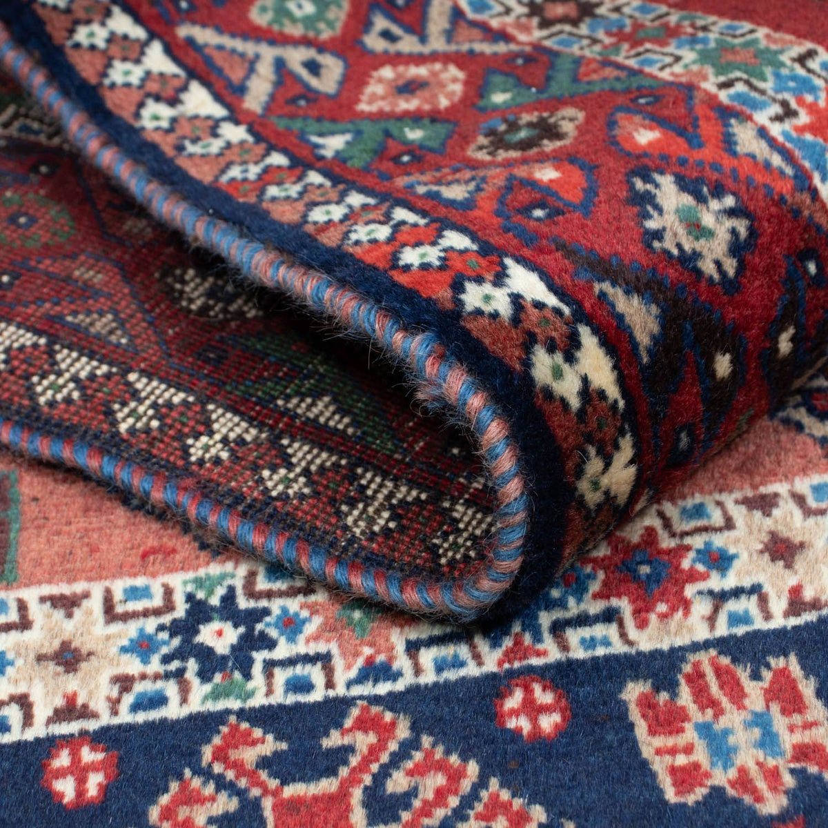 Tapis de couloir Tapis persan - Nomadic - 189 x 99 cm - bleu