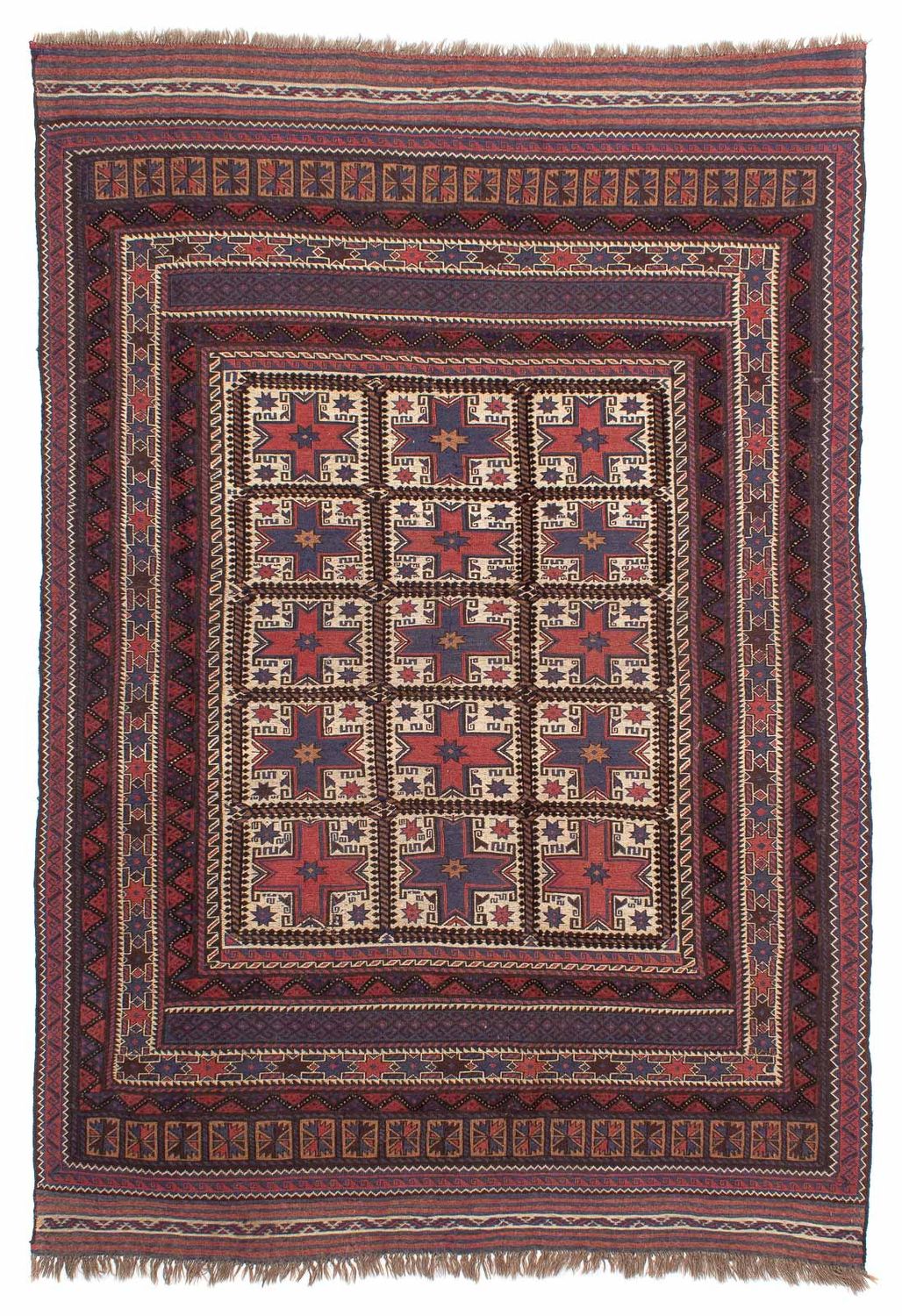 Tapis Kelim - Oriental - 288 x 200 cm - marron