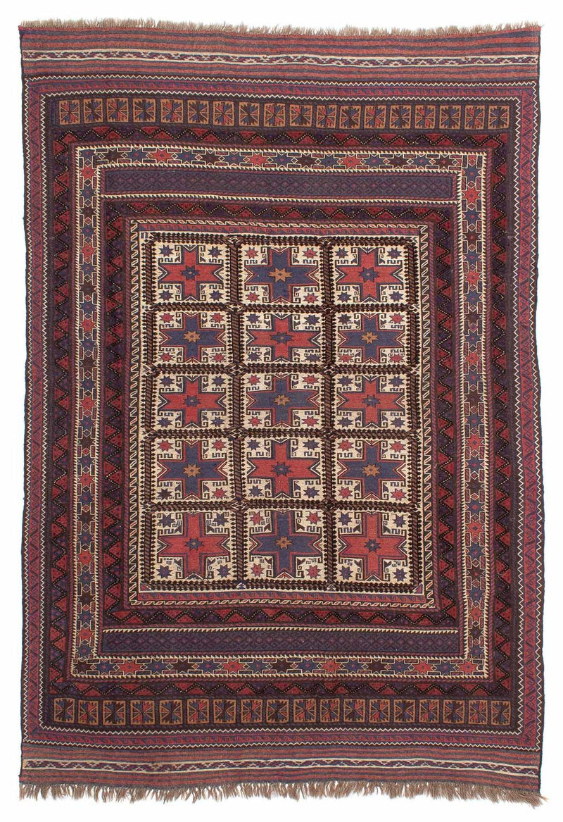 Tapis Kelim - Oriental - 288 x 200 cm - marron