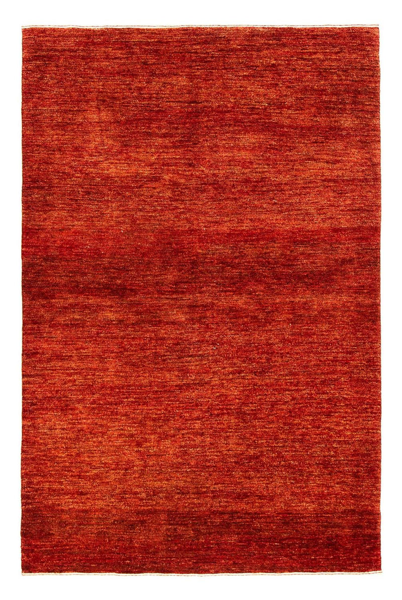 Tapis Gabbeh - Indus - 202 x 137 cm - rouge foncé