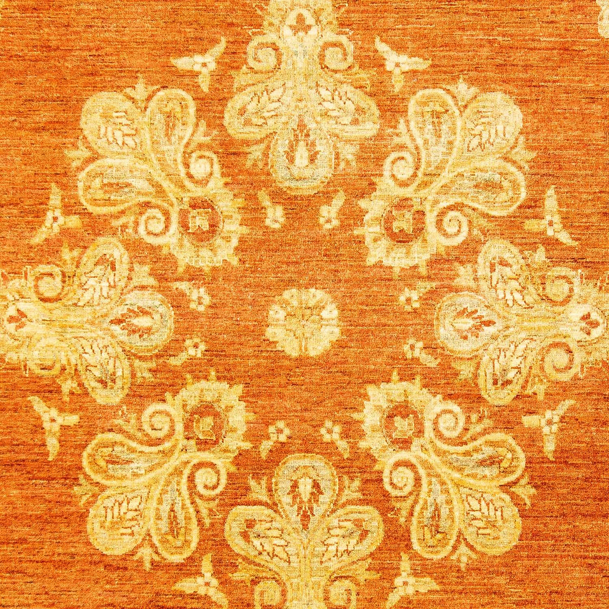 Tapis Ziegler carré  - 205 x 202 cm - rouille