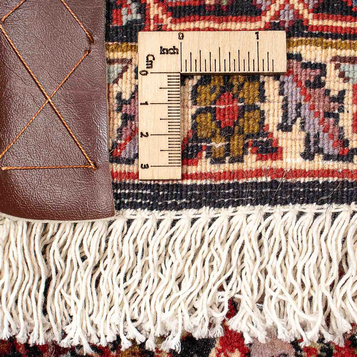 Tapis persan - Bidjar - 225 x 136 cm - rouge