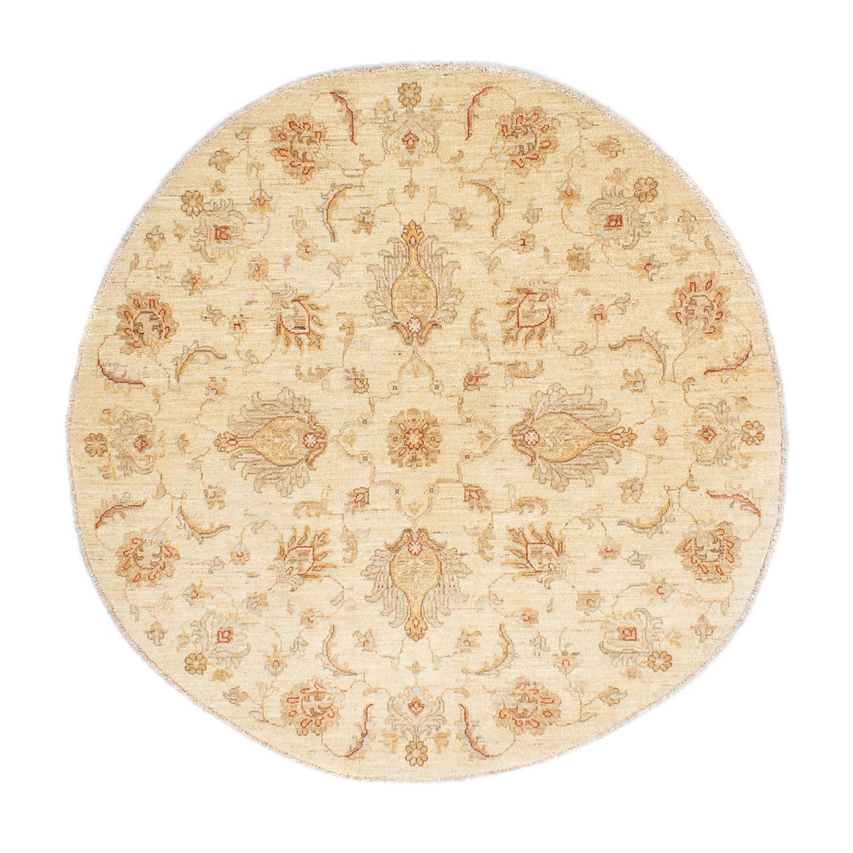 Tapis Ziegler ronde - 150 x 148 cm - beige