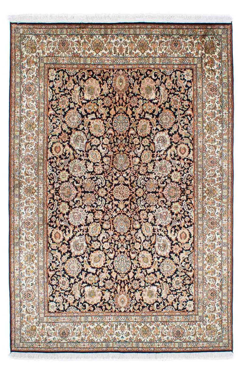 Tapis persan - Classique - 226 x 154 cm - bleu foncé