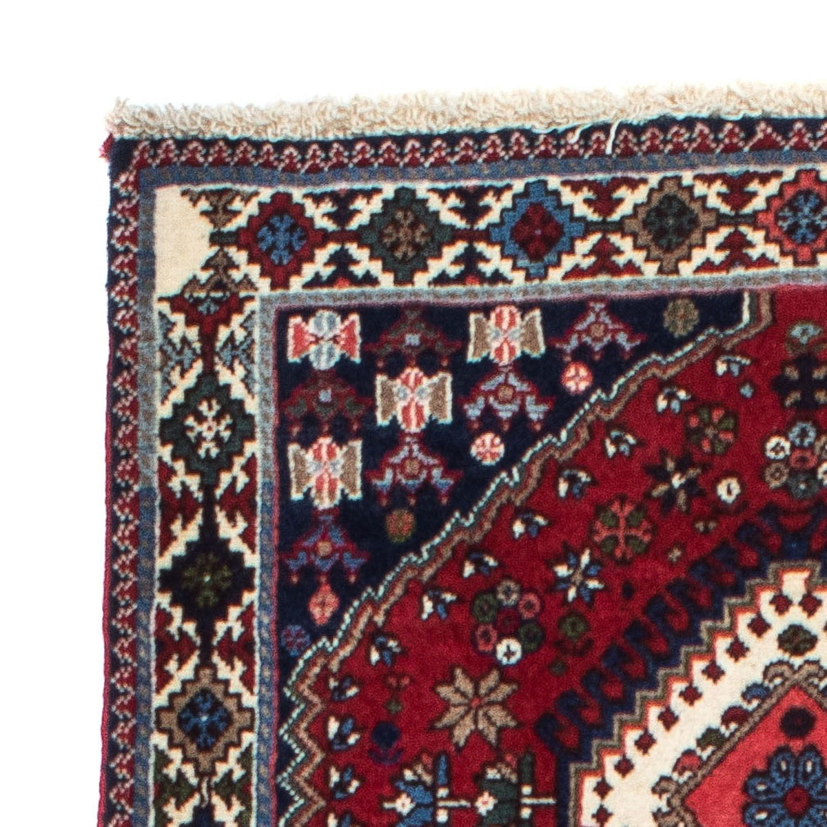 Tapis de couloir Tapis persan - Nomadic - 194 x 83 cm - rouge foncé