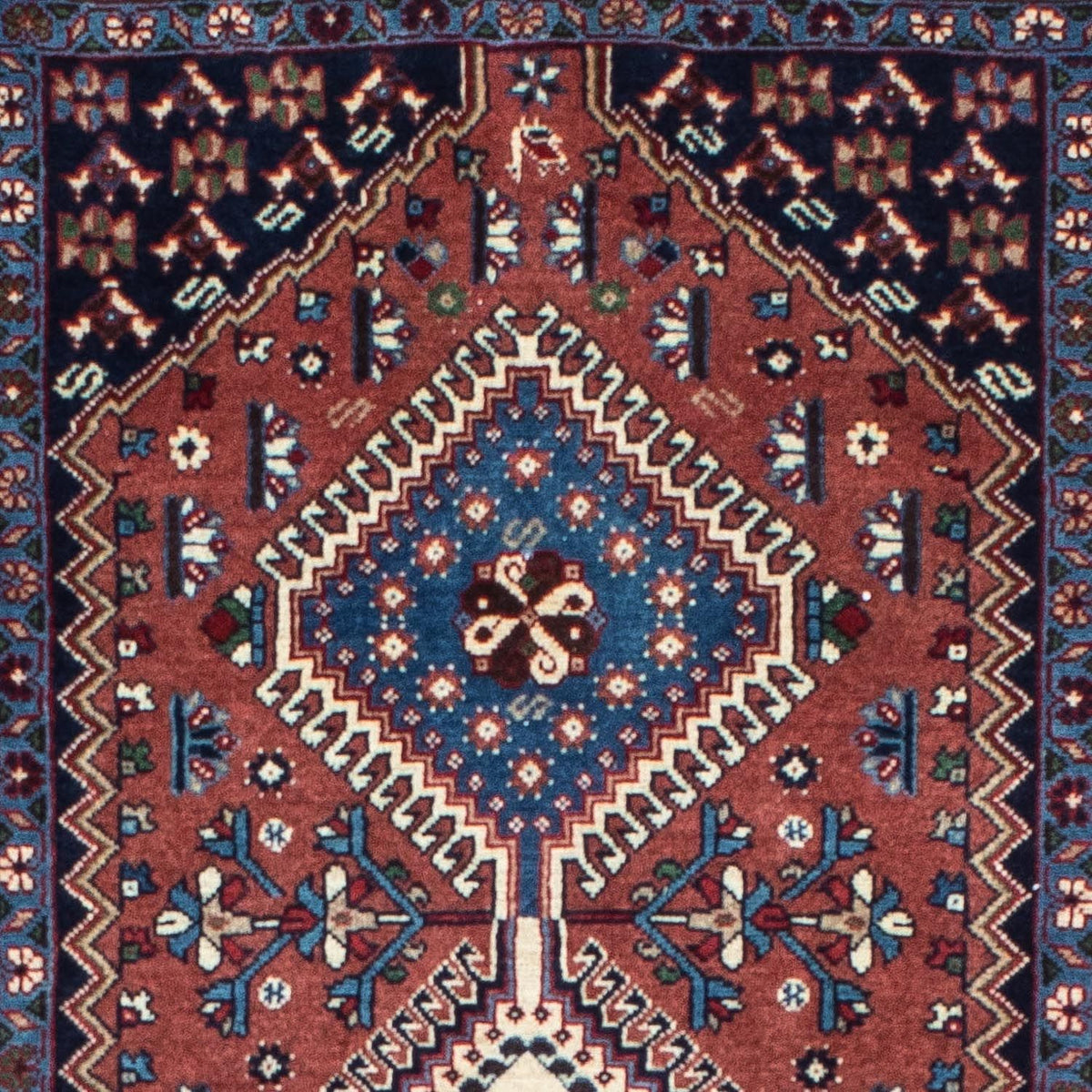 Tapis de couloir Tapis persan - Nomadic - 202 x 83 cm - marron