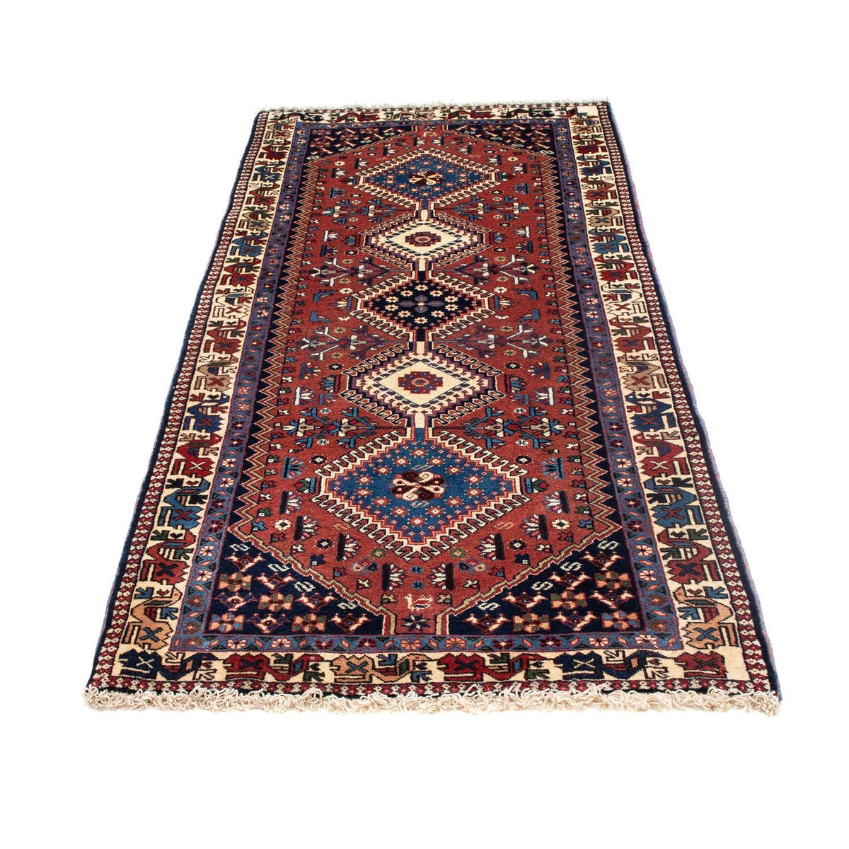 Tapis de couloir Tapis persan - Nomadic - 202 x 83 cm - marron