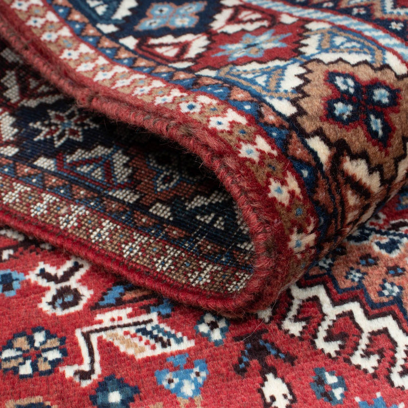 Tapis de couloir Tapis persan - Nomadic - 194 x 90 cm - rouge