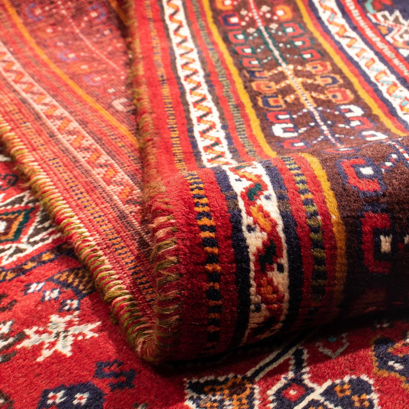 Tapis persan - Nomadic - 298 x 189 cm - rouge foncé