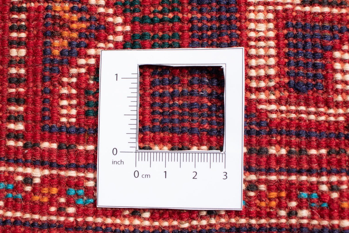 Tapis persan - Nomadic - 298 x 189 cm - rouge foncé