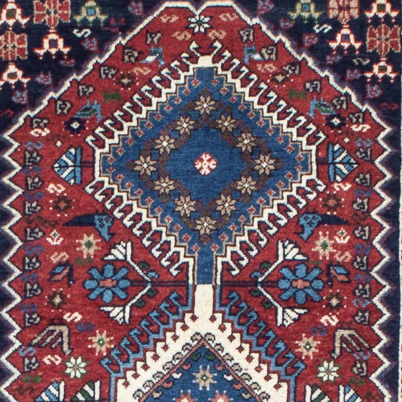 Tapis de couloir Tapis persan - Nomadic - 197 x 78 cm - rouge