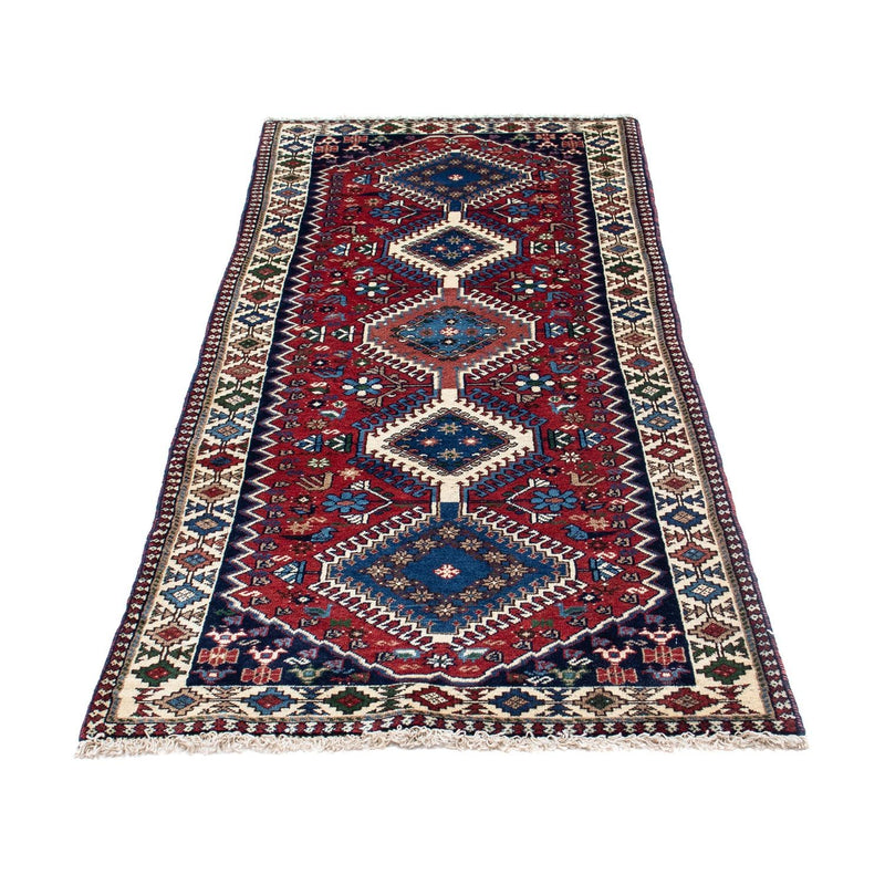Tapis de couloir Tapis persan - Nomadic - 197 x 78 cm - rouge