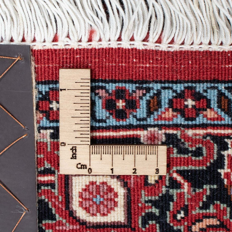 Tapis de couloir Tapis persan - Bidjar - 202 x 104 cm - rouge foncé