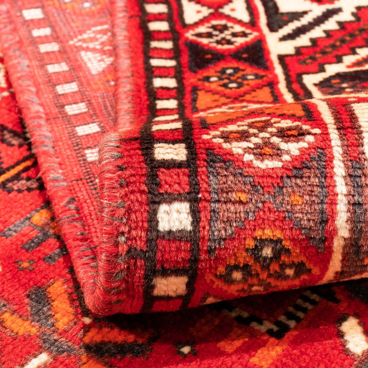 Tapis persan - Nomadic - 159 x 110 cm - rouge