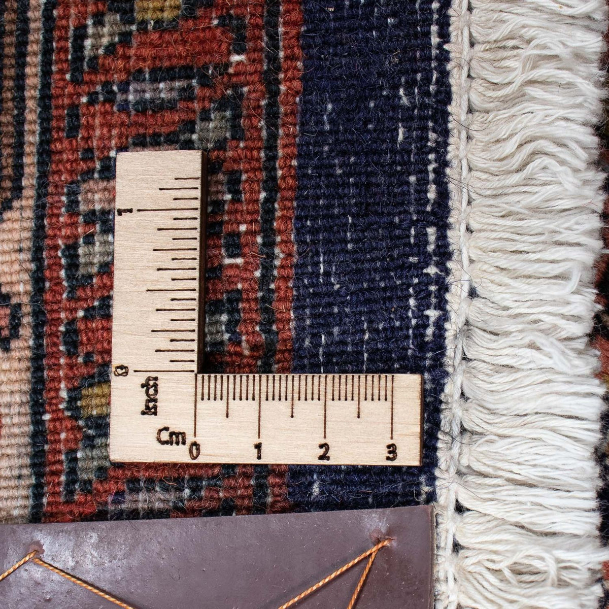 Tapis persan - Bidjar - 210 x 136 cm - rouge clair