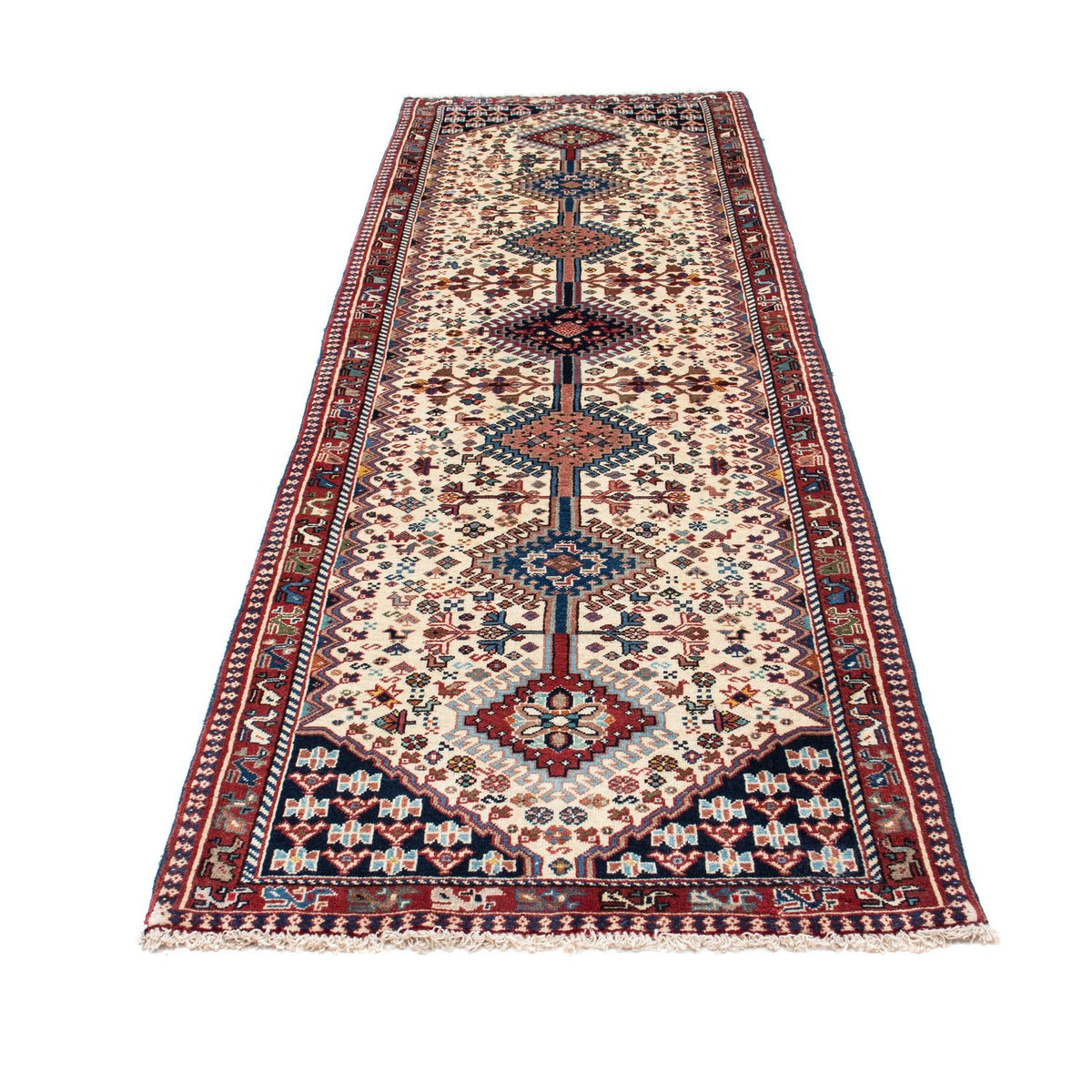 Tapis de couloir Tapis persan - Nomadic - 288 x 84 cm - beige