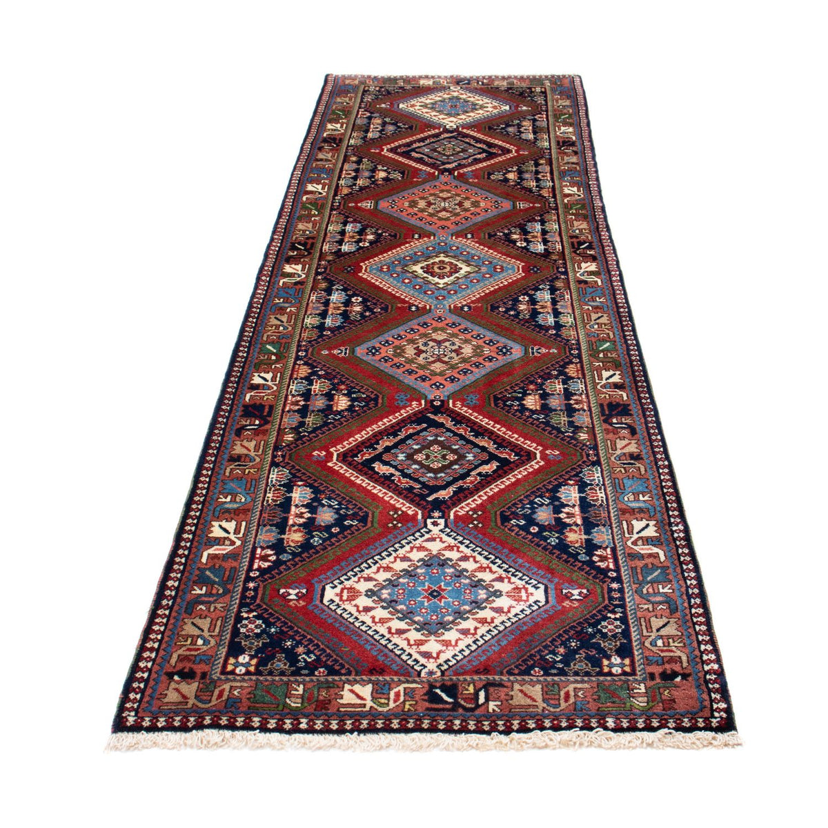 Tapis de couloir Tapis persan - Nomadic - 288 x 80 cm - multicolore