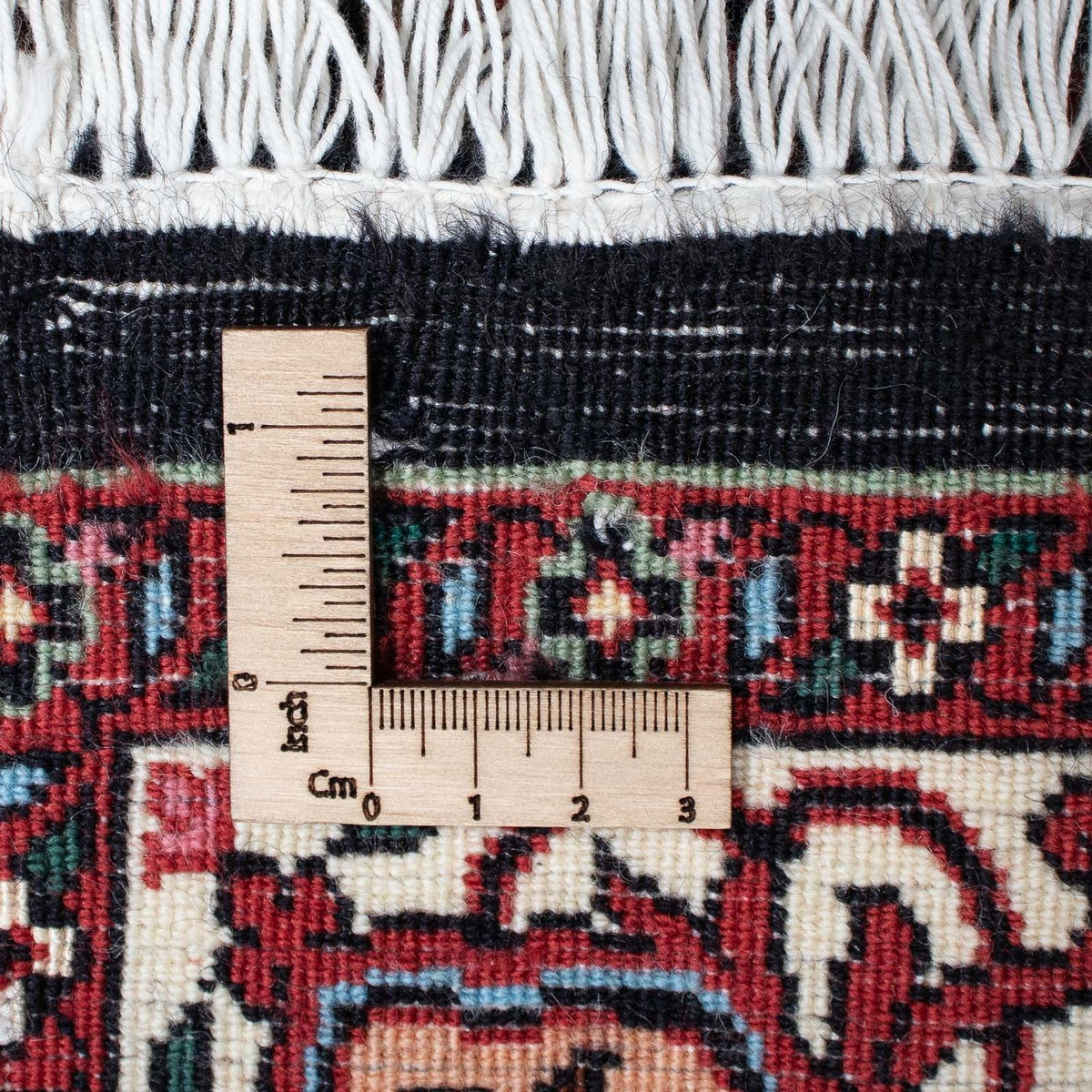 Tapis de couloir Tapis persan - Bidjar - 202 x 98 cm - bleu foncé