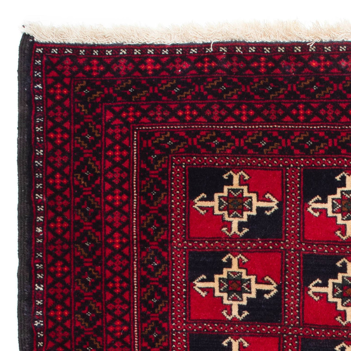 Tapis Belutsch - 137 x 97 cm - rouge foncé