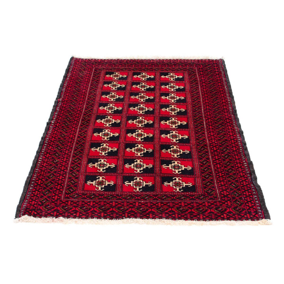Tapis Belutsch - 137 x 97 cm - rouge foncé