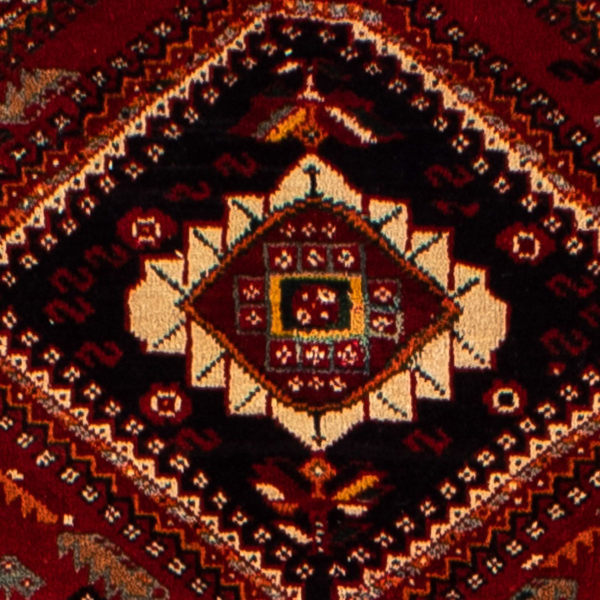Tapis persan - Nomadic - 290 x 182 cm - rouge foncé