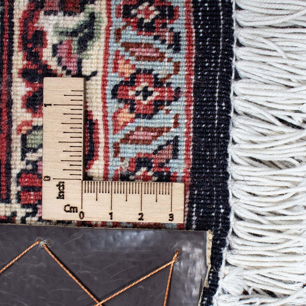 Tapis persan - Bidjar - 182 x 108 cm - bleu foncé