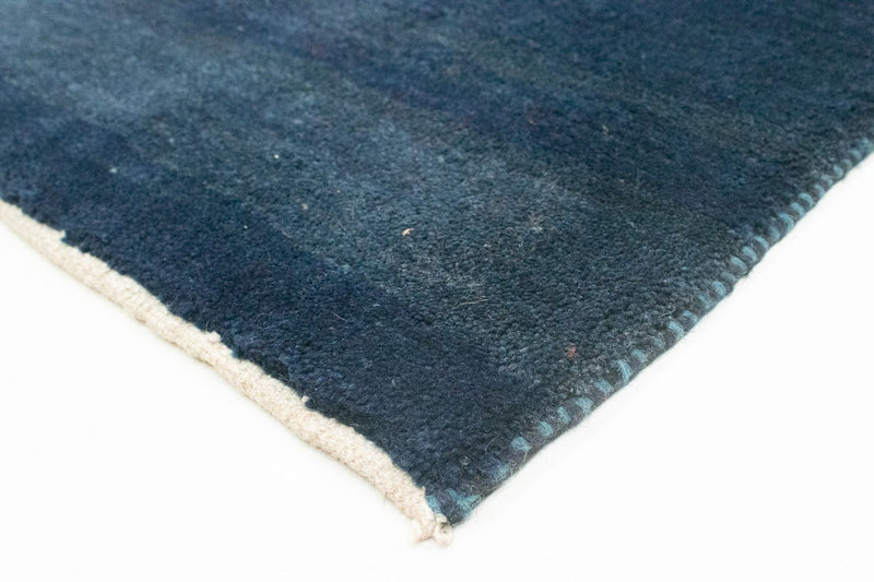 Tapis de couloir Tapis Gabbeh - Persan - 228 x 80 cm - bleu foncé