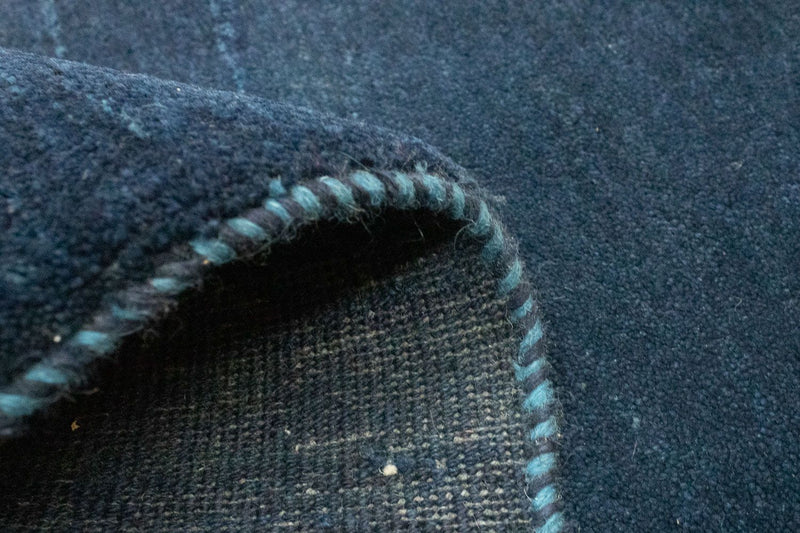 Tapis de couloir Tapis Gabbeh - Persan - 228 x 80 cm - bleu foncé