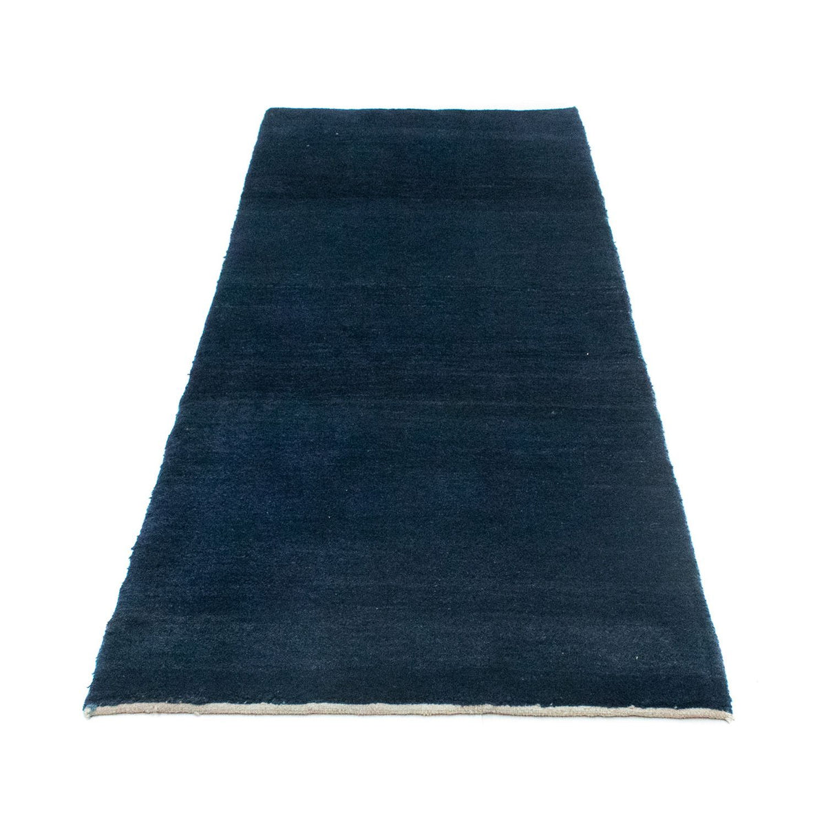 Tapis de couloir Tapis Gabbeh - Persan - 228 x 80 cm - bleu foncé