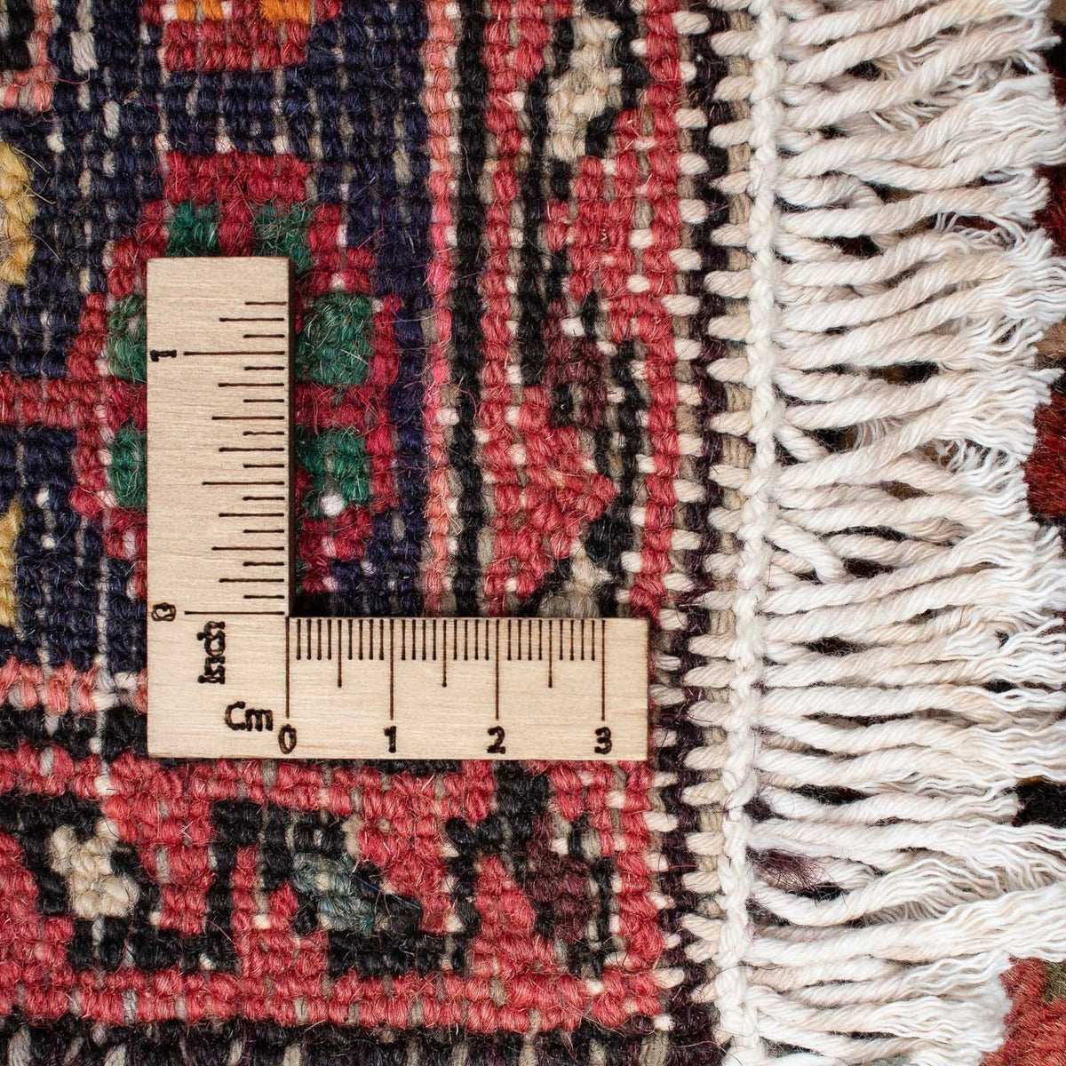 Tapis de couloir Tapis persan - Nomadic - 297 x 79 cm - rouge foncé