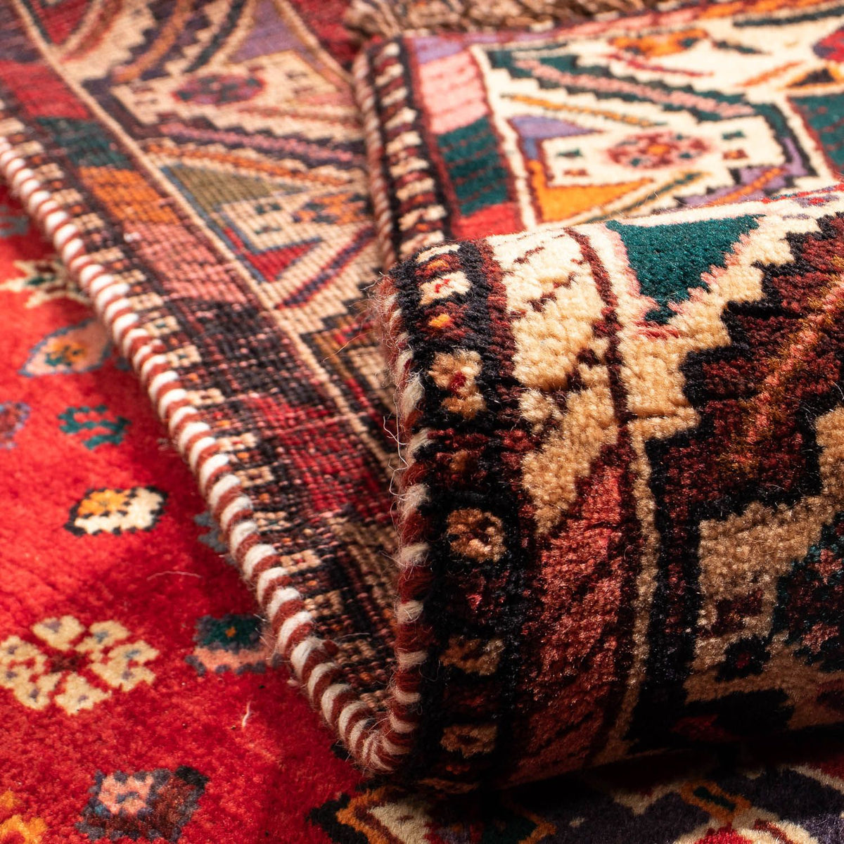 Tapis persan - Nomadic - 296 x 203 cm - rouge foncé
