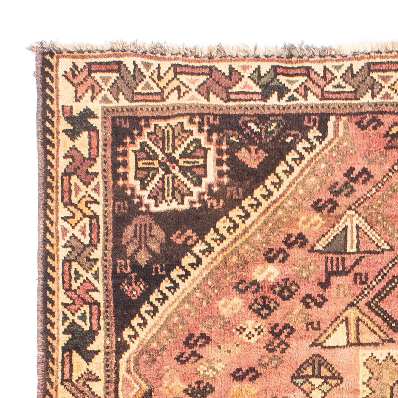 Tapis persan - Nomadic - 161 x 109 cm - rouge clair