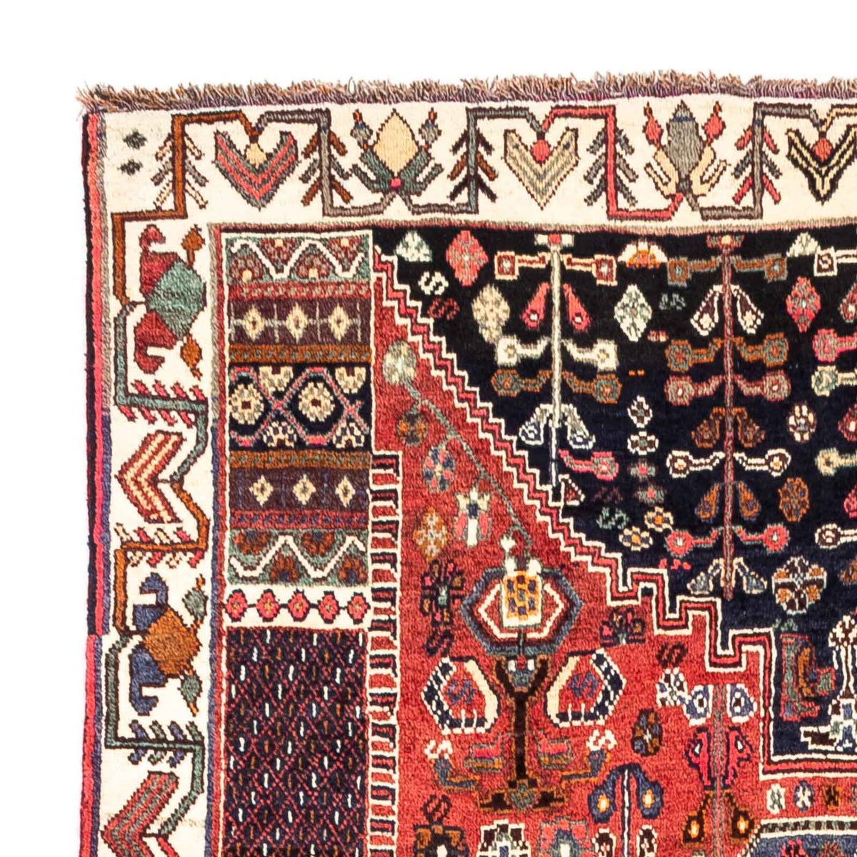 Tapis persan - Nomadic - 253 x 164 cm - rouge