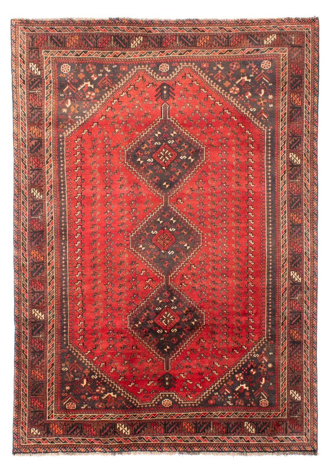 Tapis persan - Nomadic - 279 x 203 cm - rouge