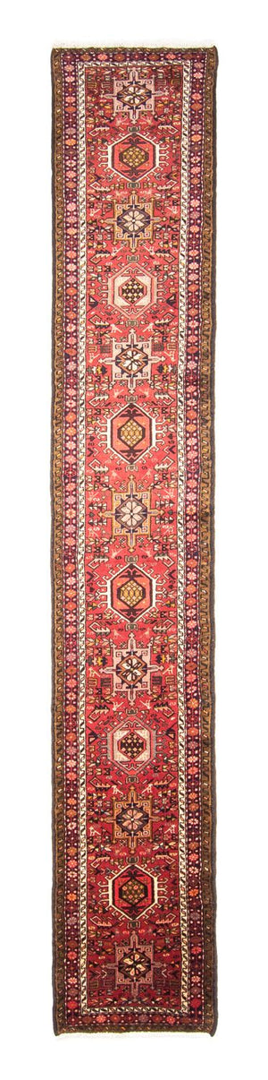 Tapis de couloir Tapis persan - Nomadic - 391 x 71 cm - rouille