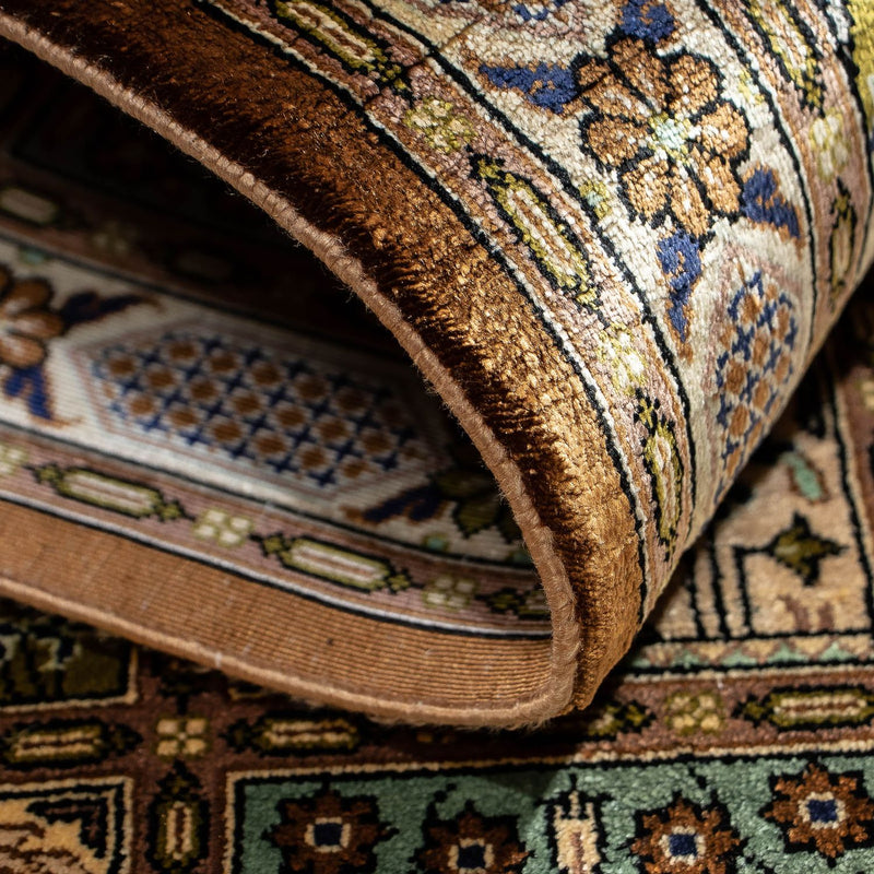 Tapis persan - Ghom - 93 x 59 cm - multicolore