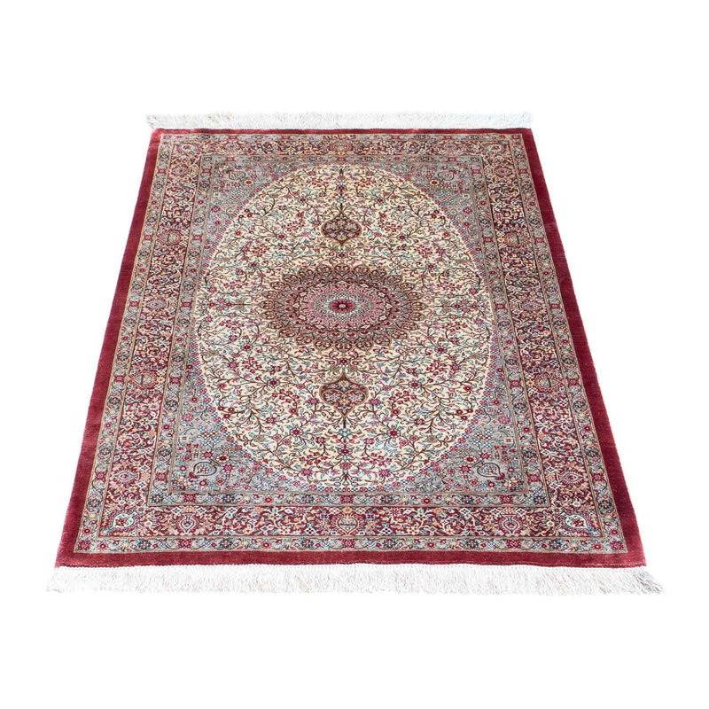 Tapis persan - Ghom - 122 x 79 cm - beige