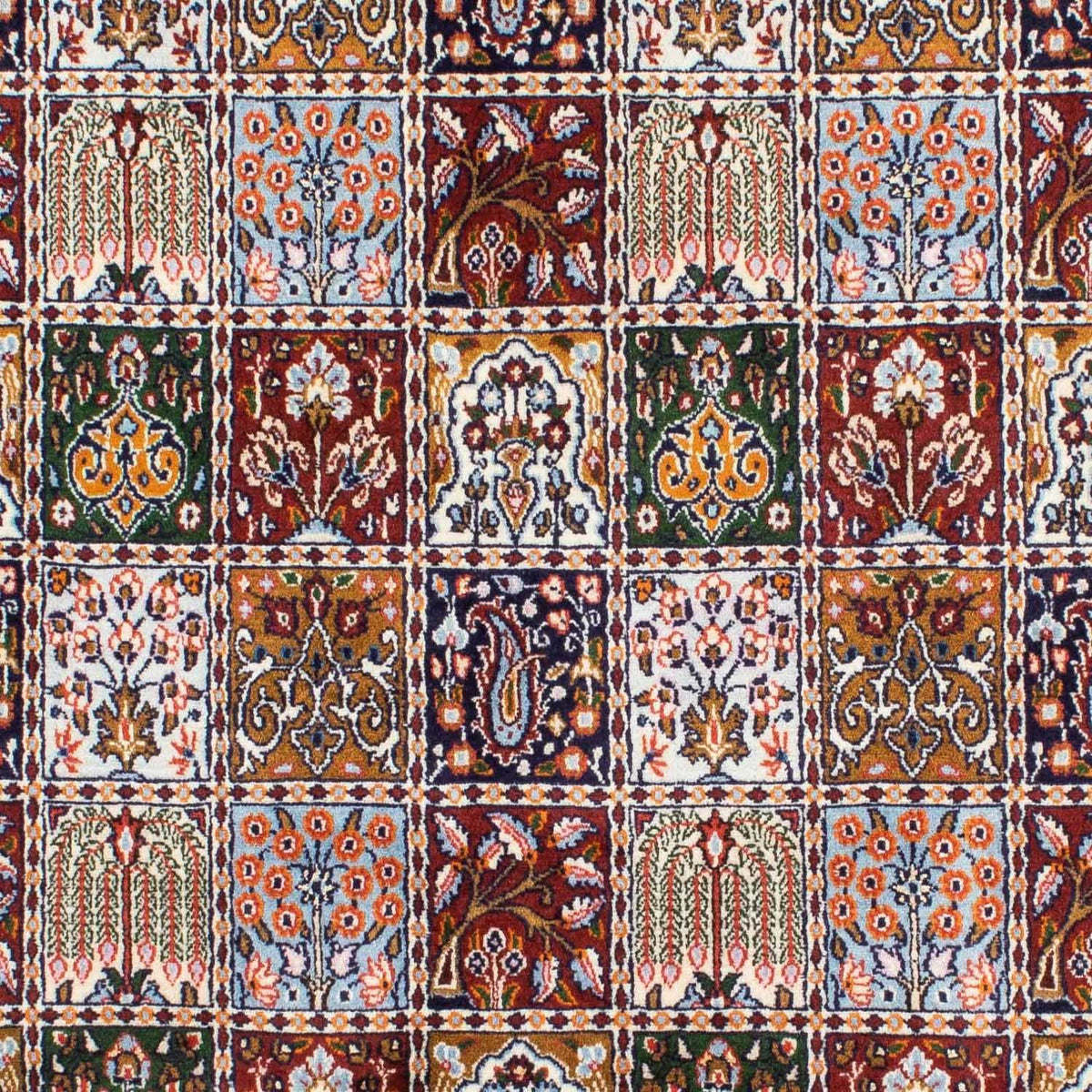 Tapis persan - Classique - 202 x 148 cm - rouge foncé