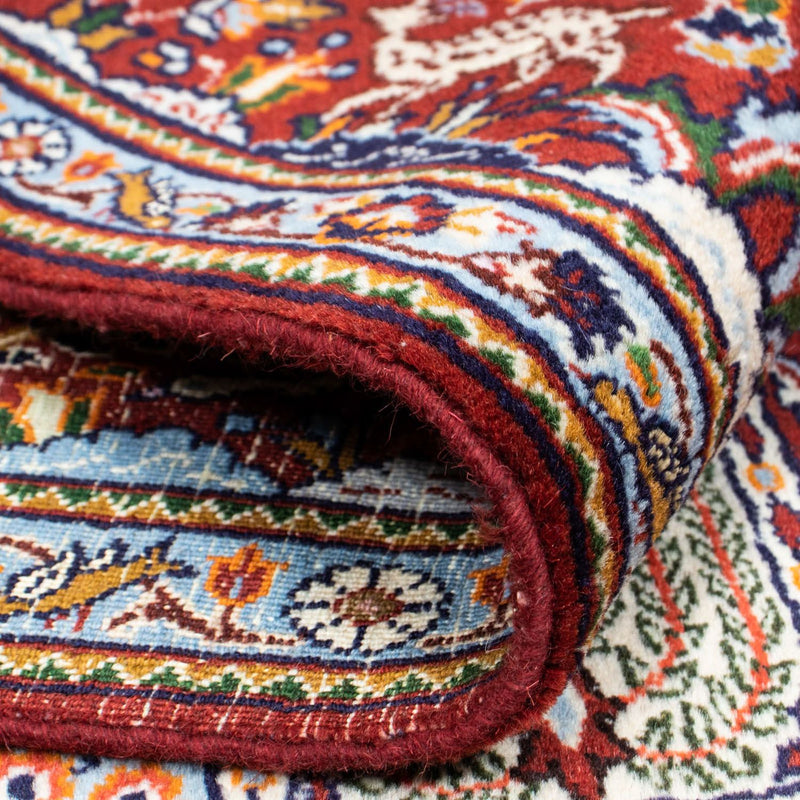 Tapis persan - Classique - 202 x 148 cm - rouge foncé