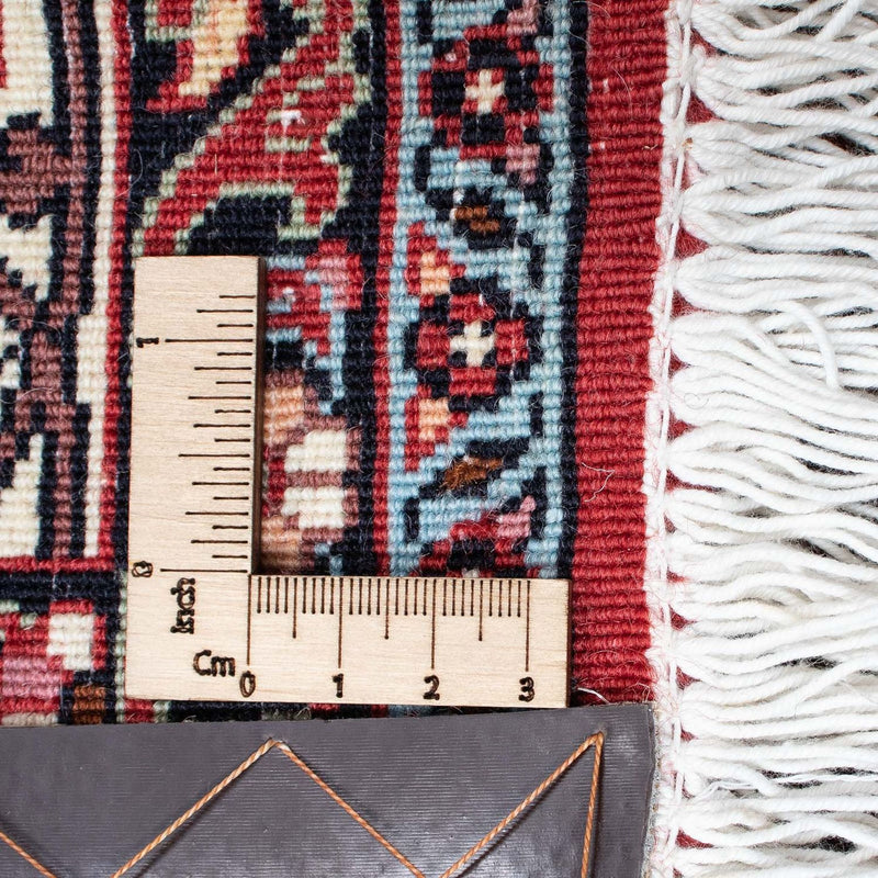 Tapis persan - Bidjar - 205 x 130 cm - rouge foncé