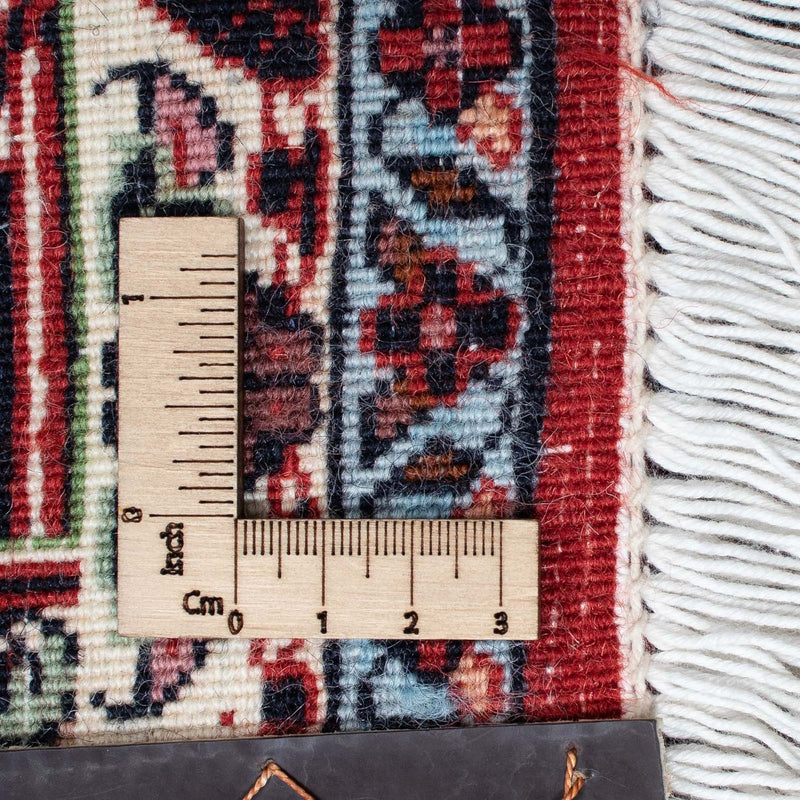 Tapis persan - Bidjar - 209 x 132 cm - rouge clair